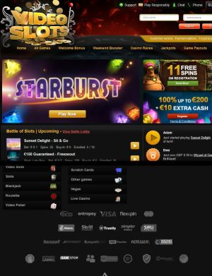 VideoSlots Casino 11 Welcome spins no deposit